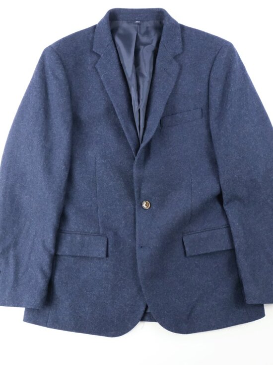 J.CREW Other - J.Crew Thompson Blazer Navy Blue Wool Blend Two Button Sport Coat 40S